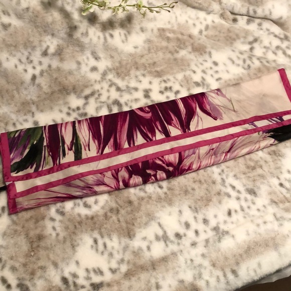 NEWTalbots Handrolled floral silk scarf - Picture 8 of 8